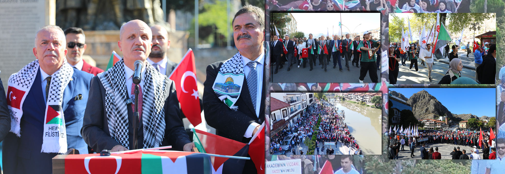 CoHE President Özvar Joins Students in Solidarity March for Palestine