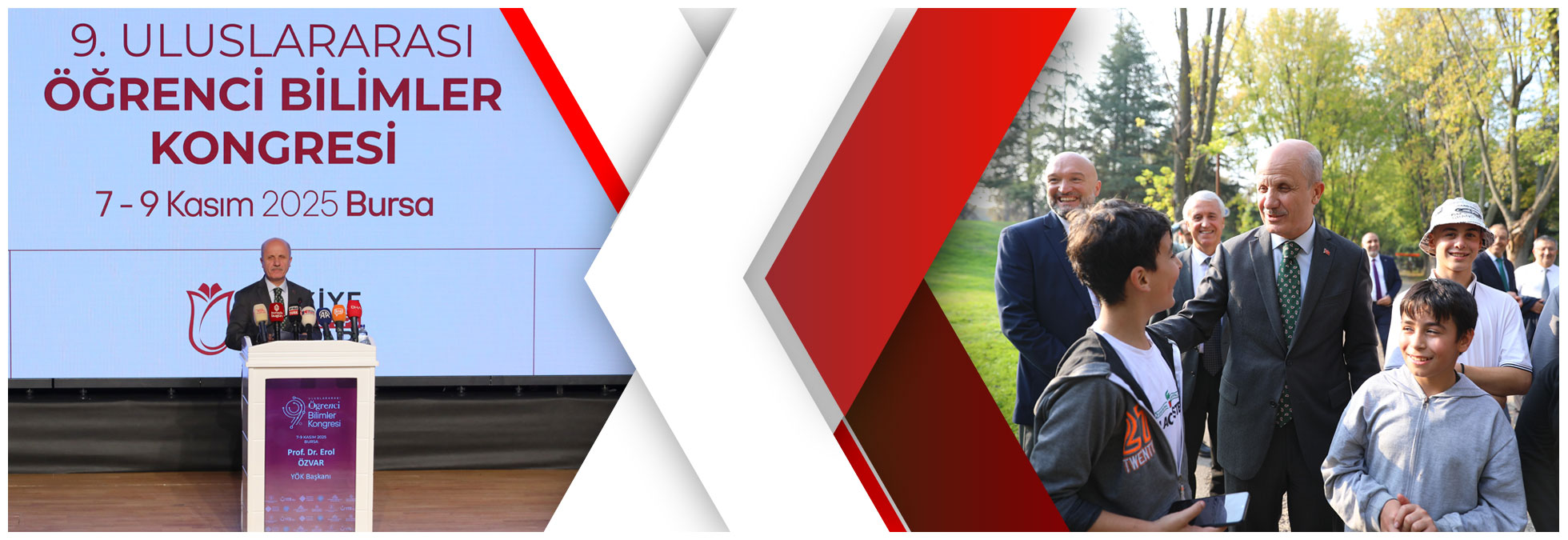 CoHE President Özvar Speaks at 9th International Student Sciences Congress