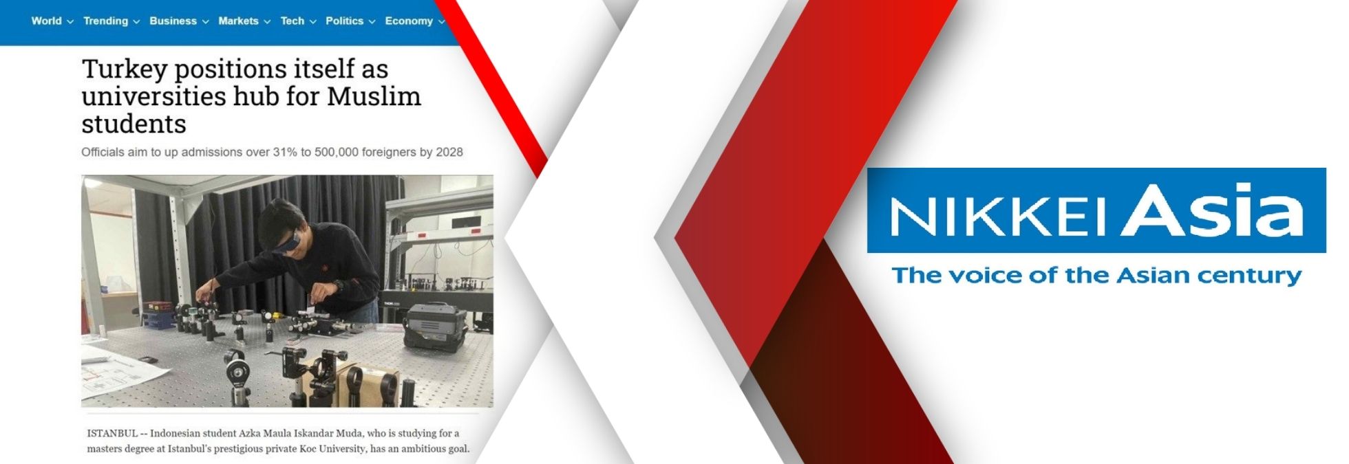 Global Finance and Economics Media Giant Nikkei Focuses on Turkish Higher Education in New Analysis